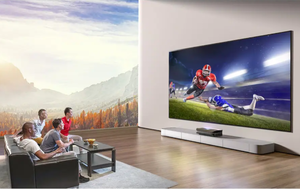 AWOL Vision - ALR D-100 100" Ambient Light Rejection (ALR) Daylight Fixed Frame Ultra Short Throw (UST) Projector Screen,4K/8K 3D - Gray Model: ALR-D100(Only Screen)