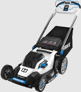 HART 40V 20 Brushless Self-Propelled Electric Lawn Mower With Charger (No Battery, Not Functioning)
