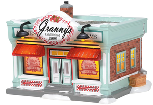 Department 56 Snow Village National Lampoons Christmas Vaction Jelly of The Month Club Lit Building, 5.12 Inch