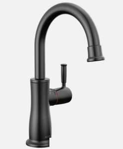 Delta Traditional Instant Hot Water Dispenser in Matte Black 1960LF-H-BL