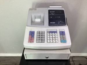 Sharp XE-A203 Thermal Printing Cash Register (Used, No Keys)