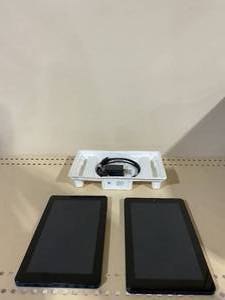 LOT OF 2 Onn 7 Tablet, 32GB, (2024 Model) - Indigo ModelTBIND100135924 (Used, One Is Locked With Passcode, One Not Charging Properly)