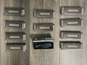 LOT OF 11 Wartech Blue Tactical Pocket Knives