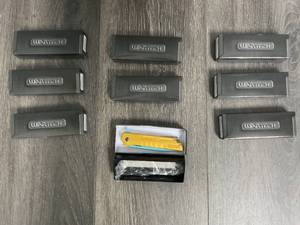 LOT OF 9 Wartech 7.75 Blue & Gold Pocket Knife