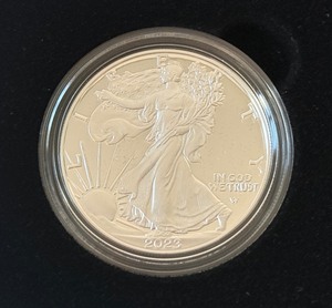 2023 W-American Eagle One Ounce Proof Silver Bullion Coin - original package with COA