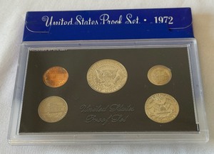 1972 Proof Set - original package with COA