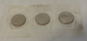 1980 PDS Susan B Anthony 3 Coin Dollar Souvenir Set - cello wrap