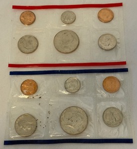 1985 PD Uncirculated US Mint set OGP - cello wrap only