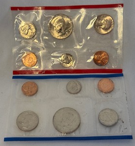 1985 PD Uncirculated US Mint set OGP - cello wrap only