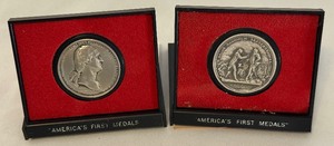 (2) Americas First Medals - Washignton Before Boston and Heneral Horatio Gates