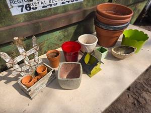 Large Lot of Assorted Pots of All Sizes