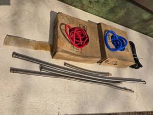 Assorted Size and Color Wire Loom and Braided Hose