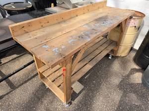 Heavy Duty 6ft Rolling Work Bench