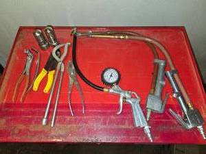 Assorted Specialty tools, Brake Tools, Battery tools, Air Gauges Etc.