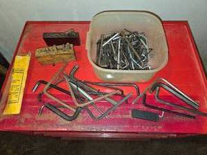 Large Assortment of Various Size Allen Wrenches