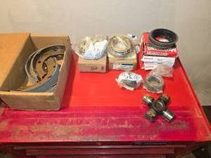 Assorted Motorcraft Parts, Seals, Bearings, Brake Shoes Etc.