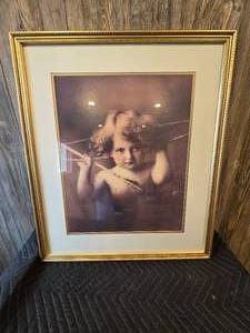 Cupid Awake Framed Print 24 x 28