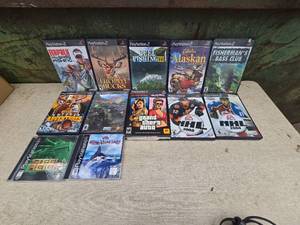 (12) PlayStation II Games Hunting, Fishing, Sports Etc.