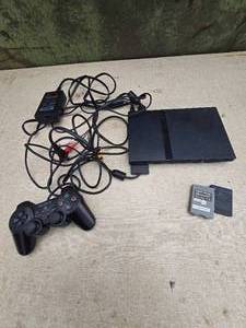 PlayStation II Game Console with two Memory Sticks