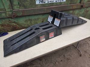 Set of 2 Power Ramps Made with Heavy Duty Plastic Rated for up to 12,000lbs