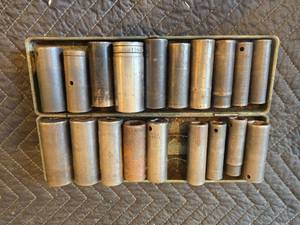 Assorted 12 Drive Sockets, Mostly Impact Sockets, Some Snap-on