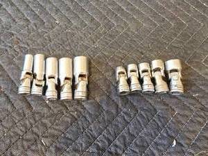 Snap-on Deep Swivel Sockets 716-1116, Shallow Snap-on Sockets 38,716,12,15mm,1116