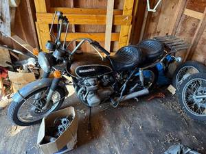 1972 Honda Motorcycle Project Bike with Spare Parts