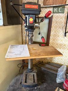 Craftsman 12-Inch Drill Press 137.219120 With Stand & Manual