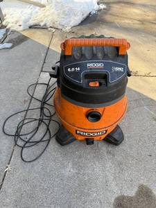 RIDGID WD14500 6-Gallon WetDry Vacuum - 120V, 11A, Corded Shop Vacuum