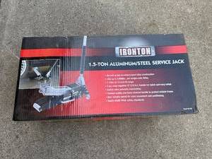 IronTon 1.5-Ton AluminumSteel Service Jack in Orig Box
