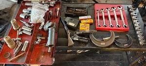 Craftsman and Snap-On Hand Tools Lot - Wrenches, Sockets, Pliers, Clamps, NGK Boxes