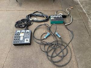 Onan Load Bank Panel with Meters & 120V Outlet