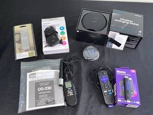 DS-330 Olympus Voice Recorder Roku Streaming Stick & Remote Samsung Wireless Charging Stand