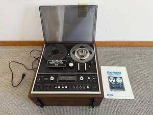 Akai GX-1820D Reel-To-Reel Tape Recorder - 4-Track Stereo Auto-Reverse Wood Cabinet
