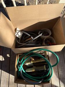 Two Sprinklers, Two Hoses & Misc Items