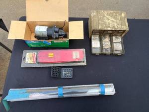 Ford Tail Light Lens Assembly & Vintage Line-Contact Ignition Points, Swan Mfg Co