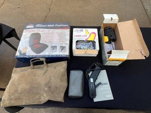 Tranquil Heated Seat Cushion - Fluke 180100 DCAC Power Probe - Howard Leight Laser Lite Ear Plugs (200-Pair) - content quantities unverified