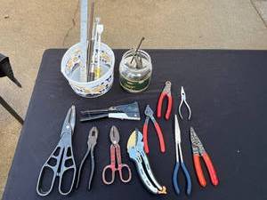 Assorted Hand Tools - Pliers, Snips, Screwdrivers, Files & More