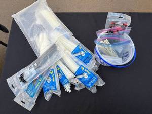 Ty-Rap Cable Ties Bags w 7, 11 & 14 Ties - Bulk Pack - content quantities not verified