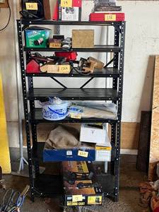 Storage Rack - 5-Shelf Industrial Steel, 59 x 30 x 11.5 in - contents not inc