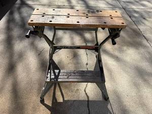 Black & Decker Workmate Portable Workbench with Wood Top