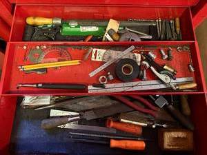 Mixed Hand Tools - tool chest not inc