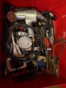 Snap-on Pneumatic Impact Wrench with Assorted Tools - tools only chest not inc