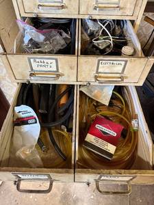 Briggs & Stratton Engine Parts - Electrical Components & Hoses - contents only does not include filing cabinet