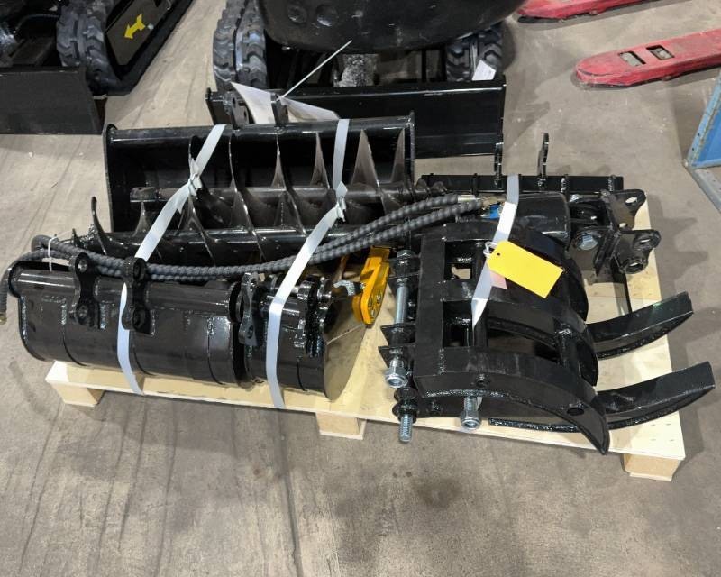 AGT Mini Excavator Attachments, Set of 9 (12EX-ATA)