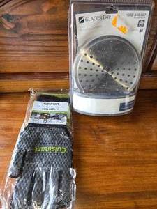 NEW Shower Head and NEW Grilling Gloves