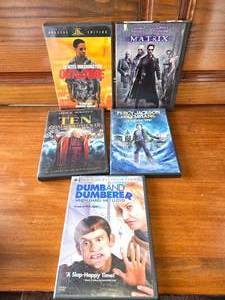 5 DVSs  Dumb & Dumber, Matrix, and others