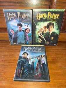 3 Harry Potter DVDs