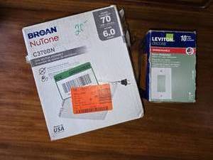 Bathroom Fan Motor Assembly, Outlet covers