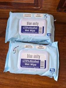 75% Wet Wipes NEW, 2 Packages